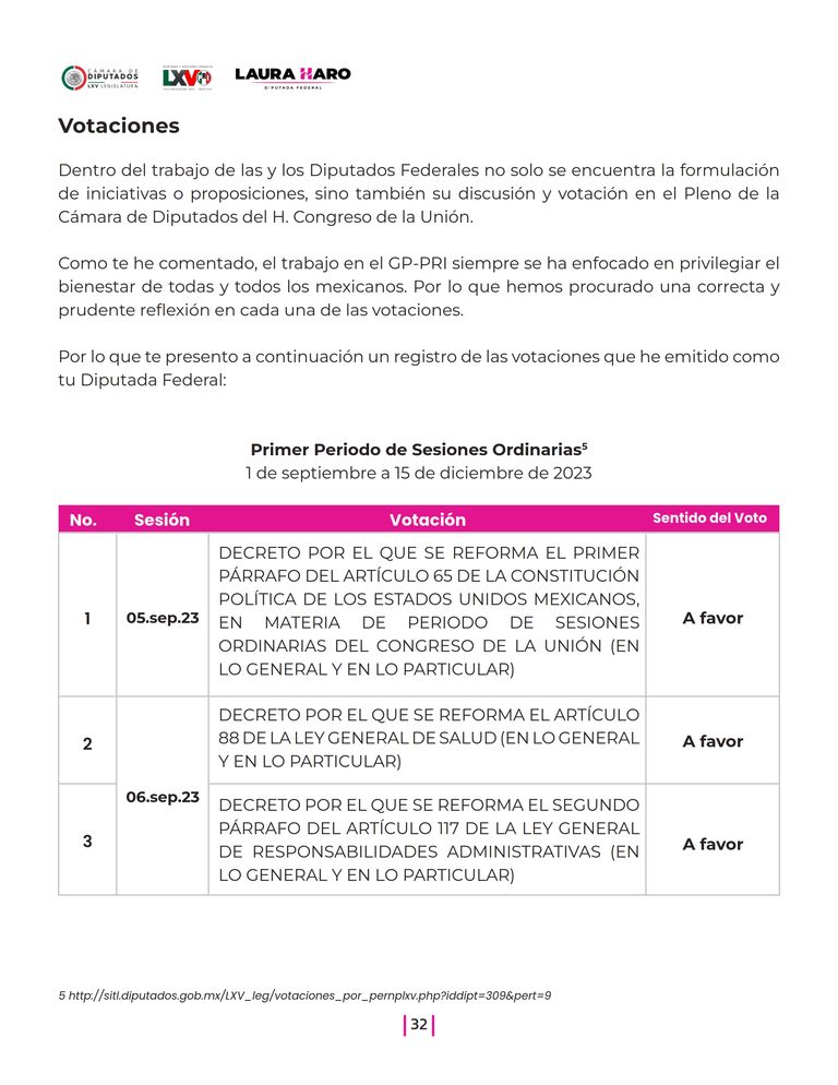 Página 32 del Informe